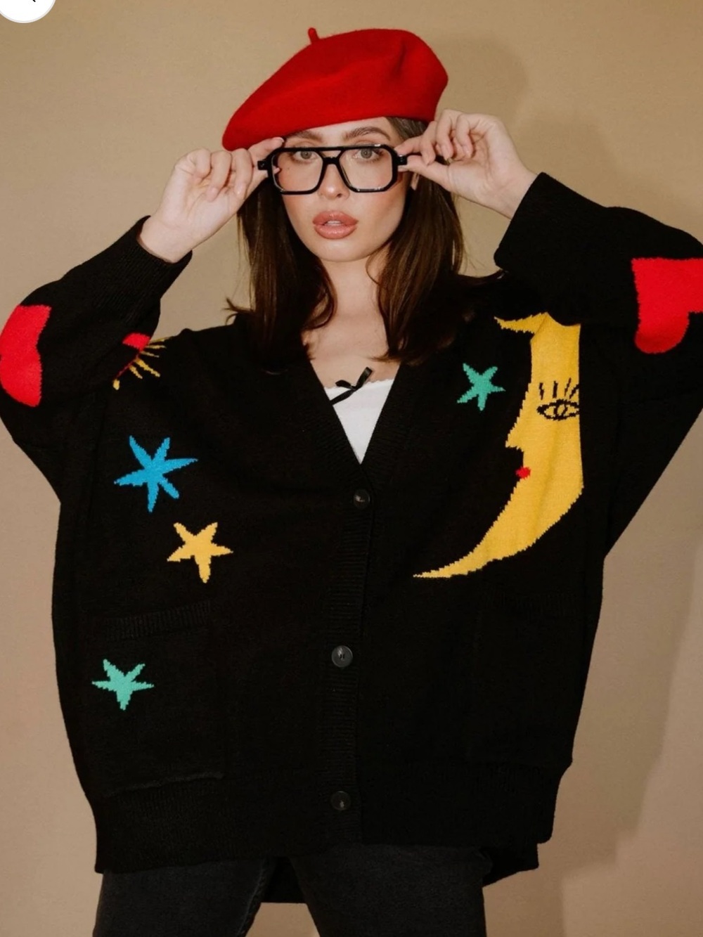 Dressed in Lala Child of the Universe Oversized Cardigan